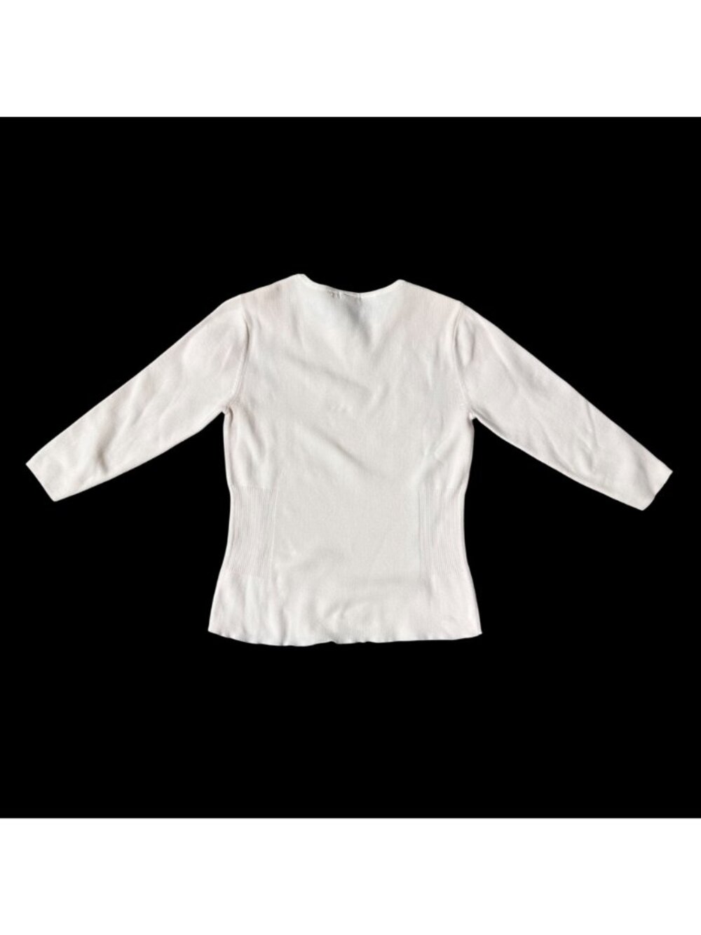 Vintage Gap Embroidered Floral Sweater Shirt Medium 90s Cotton Hong Kong Cottage - Picture 3 of 7